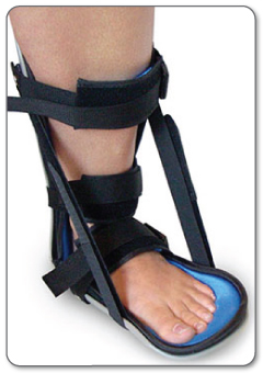 You may need to wear a removable splint for some time after surgery to restrict movement of your Achilles tendon as it heals.